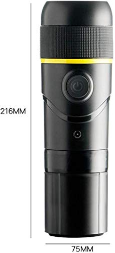 AYDQC Cafetera portátil, máquina para Acampar eléctrico, Modo de botón, Compatible con cápsula y Polvo de café, máquina… - Imagen 8