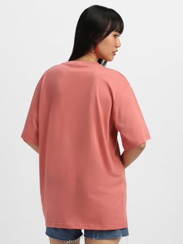 Image of JUNEBERRY Pure Cotton Drop Shoulder Oversized Baggy Fit Half Sleeve Plain Solid Round Neck Multicolor T-Shirt for Women & Girls (Pack of 2) (Sizes S-2XL)