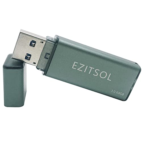 Ezitsol 64Gb Write Protect Usb Flash Drive With Physical Switch, Usb3.0 High/Fast Speed Up To 150Mb/S,Mlc High Endurance Jump Drive Pendrive Thumb Drive Memory Stick #TOP5
