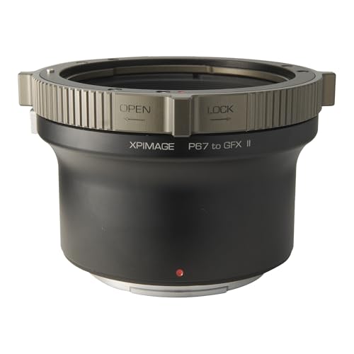XPIMAGE Lens Mount Adapter Ring for Pentax 67 Lens to Fujifilm GFX Camera GFX50 GFX100