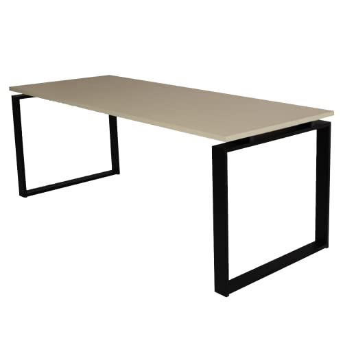 Ofilike. Mesa De Oficina. Estructura Metálica De Marco Cerrado. Mesa Para Hogar, Oficina, Despacho. Entrega 3-5 Días. 180x80, Maple Ofilike. Mesa De Oficina. Estructura Metálica De Marco Cerrado. Mesa Para Hogar, Oficina, Despacho. Entrega 3-5 Días. 180x80, Maple