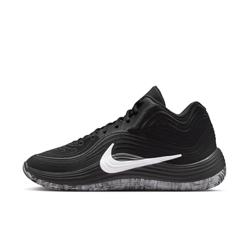 Nike Men's Precision 8 Mid Basketball Shoes, Black/White-Pencil Point-White, 13
