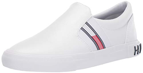 Tommy Hilfiger Women's FIN Sneaker, White Multi Ll, 7.5