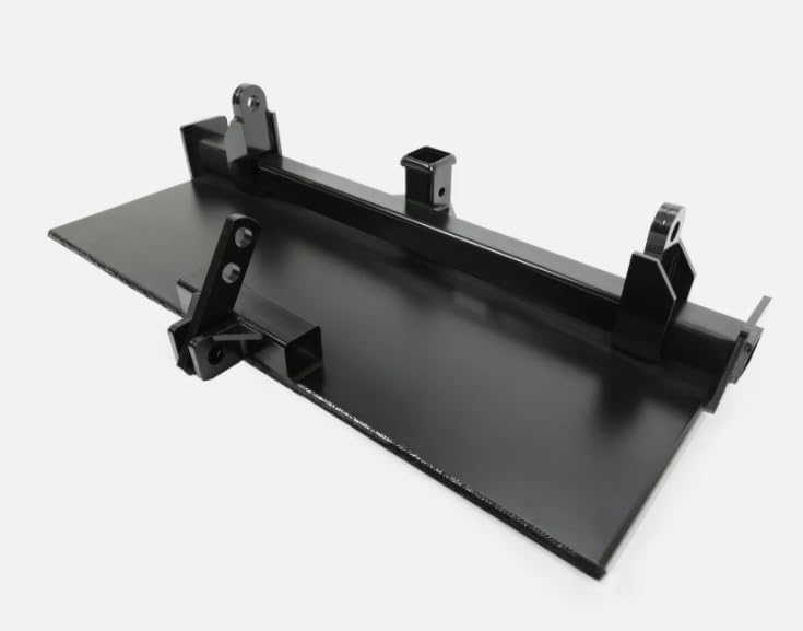 3 Point Receiver Hitch Quick Attach w/Adjustable Width Plate for Load Tractor
