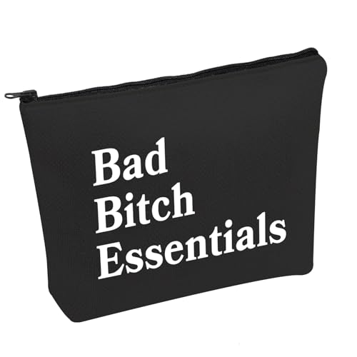Trousse cosmétique humour Bad Bi*ch Essentials, cadeau boss