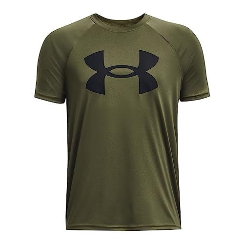 Image of Under Armour Boys' Tech Hybrid Printed Fill Short-Sleeve T-Shirt
