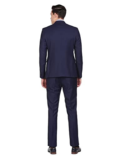 Image of Arrow Men's Polyester Self Design Formal Business Suit Pants Set