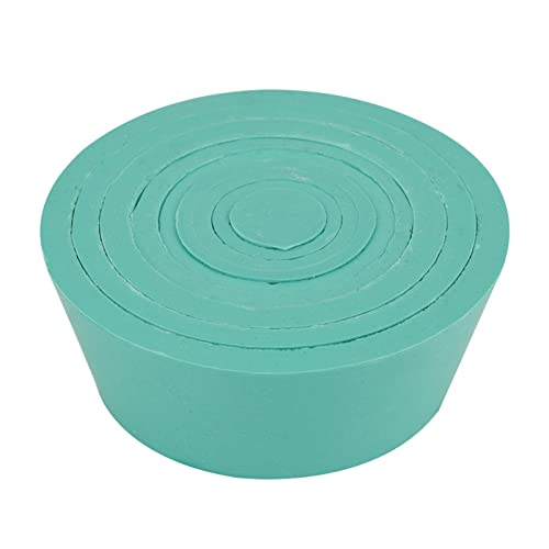 Filteradapterkegelset, Buchner Trechteradapter Buchner Trechterkolfadapterset Stop Buchner Trechterkolf Filtratieset Taps Toelopende Kraag Groen Goede Elasticiteit Slijtvast