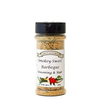 Image of Lesley Elizabeth Smokey-Sweet BBQ Seasoning - Barbeque Rub & Sweet Smoky Spice Blend | All-Purpose Grill & Cooking Rub for Chicken, Beef, Pork & Vegetables