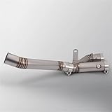 Ce tube d'échappement intermédiaire est spécialement conçu pour réduire la température des gaz d'échappement. Il permet une meilleure circulation de l'air et améliore les performances globales de votre moto.