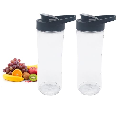 Syylqyr 2 Pcs Blender Bottle, Smoothie Blender, Blend Active Bottle Replacing Sports Cups is...