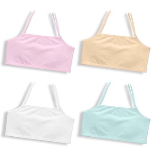 COYUN 4 Stück Mädchen Unterwäsche Mädchen Sport BH...