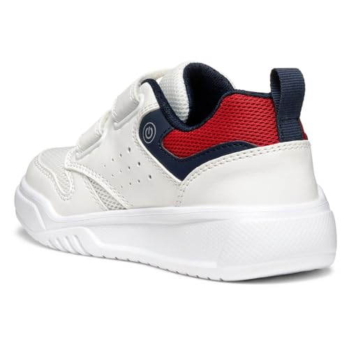 Basket Garçon Geox J Illuminus Boy A avec Semelle Perforée