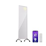 Klarstein Radiador Electrico Bajo Consumo Infrarrojos, Estufa Pared 400W, App y WiFi, Detección Ventana Abierta, Temporizador, Emisor Termico, Radiadores Bajo Consumo Electricos sin CO2