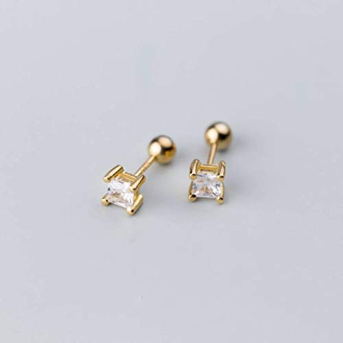 Paire féminine de boucles d'oreilles diamant S925 le cadeau idéal pour elle - 3