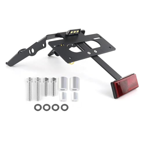 BTCTLPLMKK VitPilen 401 SvartPilen 401 250 200 125 2020-2023 オートバイのナンバープレートホルダーリアテールフェンダーエリミネーター バイク用 ナンバープレートステー(With tail refl