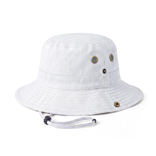 Image of Hot Summer Bucket Hat - Trendy Cotton Sun Hat for Beach, Golf, Fishing