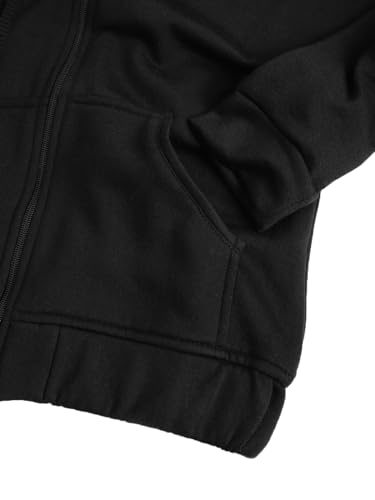 Image of Alano Unisex-Child Wool Blend Comfortable and Stylish Hooded Full Sleeve Lightweight Sweatshirt