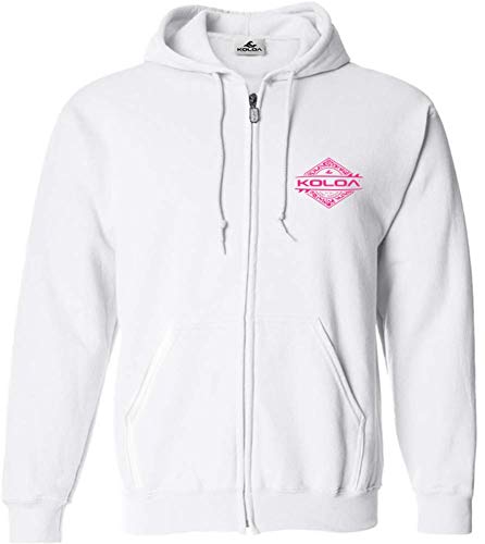 Koloa Diamond Thruster Surfboards Logo Full Zipper Hoodies in Sizes S-5XL