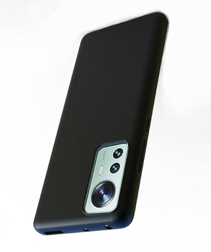 QitayoLife Coque pour Xiaomi 12 / 12X Antichoc Souple TPU et Ultra Fine Coque Xiaomi 12 / 12X Silicone Anti-Rayures Protection Étui Xiaomi 12 / 12X 5G Coque Crystal Clear (Noir) Cover