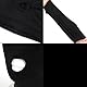 JIAHG Full Cover Maske SM-Maske Bondage Maske Mund öffnen Fetisch Maske Sex Maske Schwarz Kopfmaske Frauen Sexy Sturmhaube Maske Erwachsene Gesichtsmaske (Polyester, Augen und Mund öffnen)