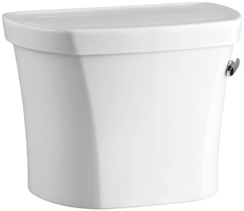Kohler K-4841-UR-0 Wellworth 1.28 gpf Tank, 14-inch Rough-In with Insuliner and Right-Hand Trip Lever, White