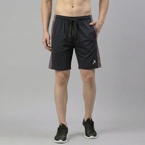 Image of Amul Comfy Men Ultra Soft Cotton-Rich Drawstring Lounge Shorts