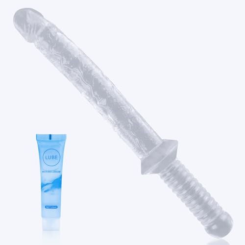 33cm Double-ended Sex Spielzeug für die Frau Masturbator Realistische Dildos Dildo mit Saugnapf für Freihändiges Spielen Körpersicheres Material&Erwachsenen-Sexspielzeug für Frauen Das Schwert Dildos