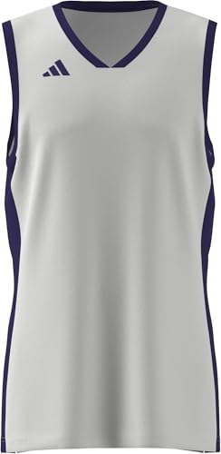 Maillot de basket homme adidas Pulse Speed blanc violet taille 3XL vêtement sport