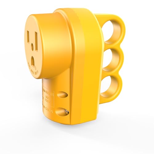 RVGUARD NEMA 6-50R Receptacle 250 Volt 50 Amp Female Plug 6-50R Welder Replacement Receptacle