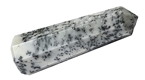 Image of Amazing Gemstone Dendrite Opal Crystal Towers - Natural Healing Crystal Point Obelisk for Reiki Healing and Crystal Grid (3 inch to 4 inch INCH)