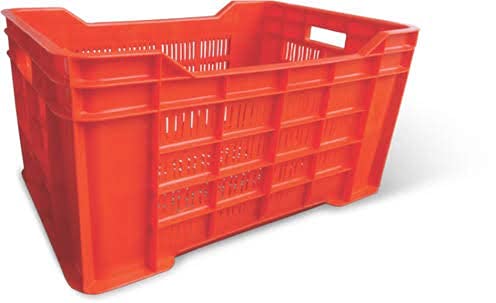 Highway Storage Container Crate, Red, 20 L , 30 x 100 x 200 mm
