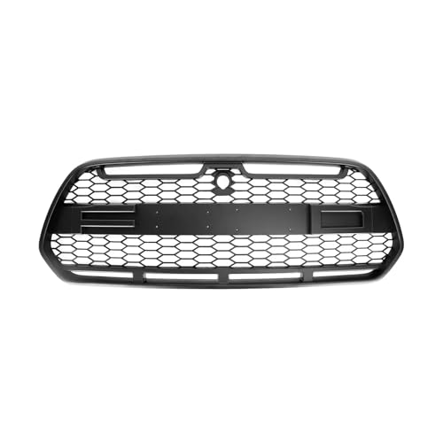 LED Front Bumper Center Grille Mesh Honeycomb Racing Radiator Grille Compatible For Transit Raptor Style Grills Compatible For Ford Transit 2015-2018(No Led Light)