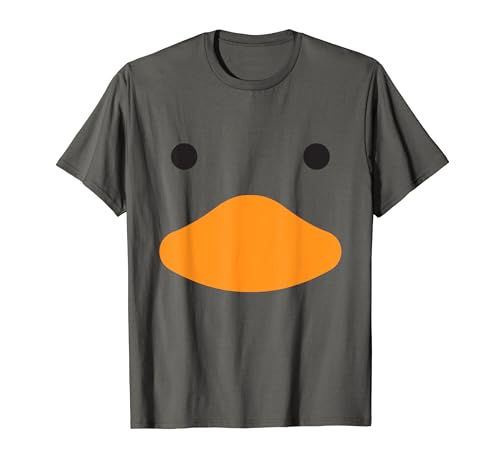 Cute Duck Funny Outfit For Kids Halloween costume t-shirt, cinza, S