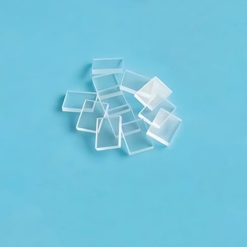 Feuilles de céramique d'alumine transparentes 10x10x1mm Al2O3 pour science