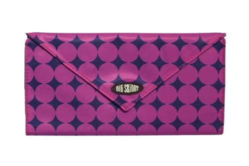 Image of Big Skinny Women's Slimvelope Tri-Fold Checkbook Slim Wallet, Holds Up to 40 Cards