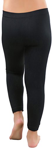 ToBeInStyle Girl’s Fun Seamless Poly Blend Lightweight Opaque Capri Tights3