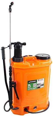 Mochila de sulfatar baterías de litio: Guía para prolongar su vida útil Mader Garden Tools 69092 Pulverizador 2 en 1 con Batería Litio y Manual, 16L, 12V, 8A