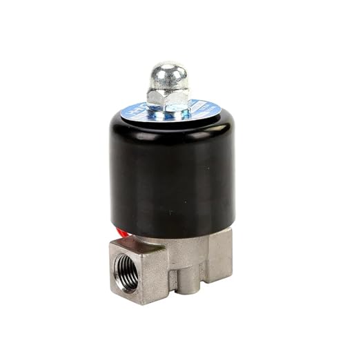 Válvula solenoide de 1/4 pulgadas DN8 normalmente abierta de acero inoxidable con rosca G 24VAC 5