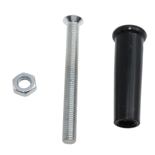 Image of Revolving Handle Lathe Crank Handle Trailer Jack Handle M10 Threaded Handle Grips Crank Handwheel with Nuts 2PCS