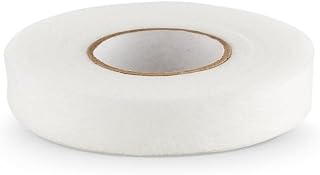 10 Yards x 5/8 Inch Seam Binding Ribbon – Hem Tape for Pants, Dress, Skirt, Curtains – Seam Binding Tape for Sewing, Seaming, Trimming, Binding, Hemming, Edge Covering – White Durable Fabric Tape