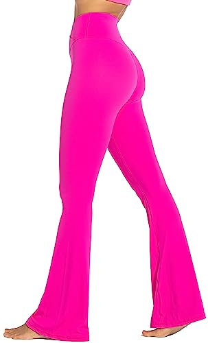 Image of Sunzel Flare Leggings, Crossover Yoga Pants with Tummy Control, High-Waisted and Wide Leg