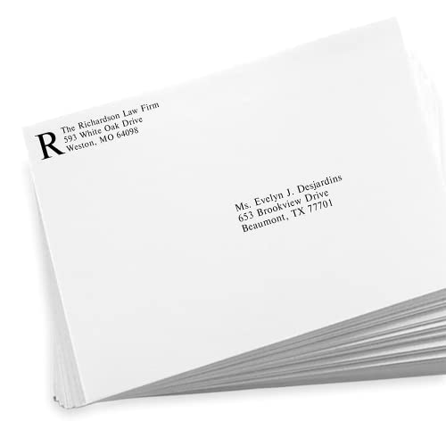 Folheto com 9 x 12 – Master, 24lb. Bright White, 1000 Qty.