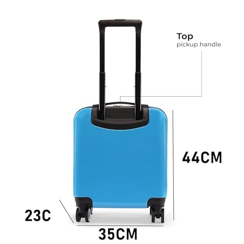 Image of Wise Guys Trolley Luggage Bag for Girls Kids Children Trolley Bag Lightweight Waterproof Suitcase Luggage Bag Compact 360 Wheel Cabin 18 Inch (Elephant)