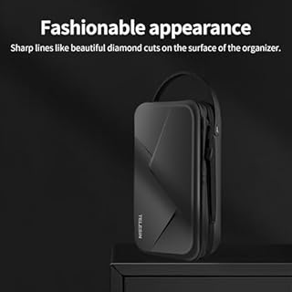 TELESIN Grand étui de Transport pour DJI Osmo Action 5 Pro 4 Pocket, GoPro Max Hero 13 12 11 10 9 8, Insta 360, Sac de Voyage de Protection Rigide pour trépied Selfie et Accessoires (capacité Accrue)