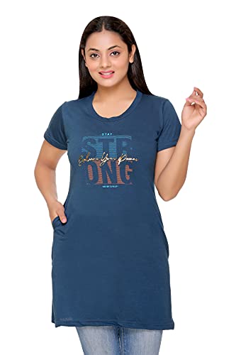 Image of Duchess Regular Fit Women Stylish Long Top | Tshirt for Women