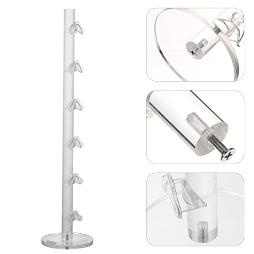 Yardwe Óculos de Acrílico Stand 1PC Riser Display Stand Organizador Óculos De Stands Titulares De Óc