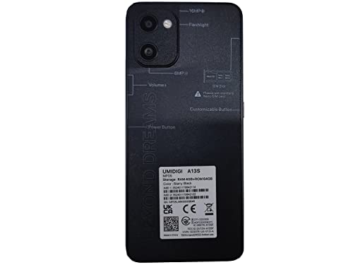 Umidigi A13S (4Gb+64Gb) Unlocked Cell Phone, 6.7" Ultra-Large Full Screen Smartphone With 5150Mah Battery + 16Mp Ai Dual Camera, Unlocked Android 11 Phone With Dual Sim (Global 4G Lte) #TOP7