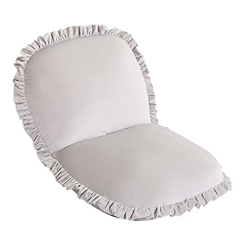 ホームテイスト 大人かわいいインテリア ベロア座椅子【Chammy -チャミー-】 グレー色