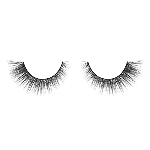 Lilly Lashes Everyday Unveil Natural Lashes, Faux Mink Natural Eyelashes, False Eyelashes Everyday Use, Individual Lashes Reusable up to 20x, No Lash Glue Included (13mm)